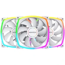 Кулер Montech AX120 PWM 3 in 1 White: Уровень шума, dB 27
