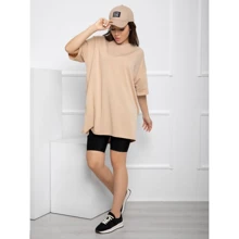 Футболка ISSA PLUS 12594 XL бежева: Склад Полиэстер, Хлопок
