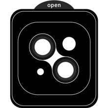 Защитное стекло для iPhone ArmorStandart Pro Black for Camera iPhone 13 (ARM68067): Тип защиты экрана на камеру