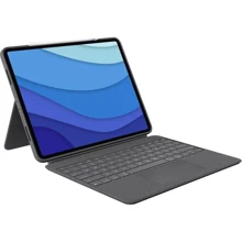Аксесуар для iPad Logitech Combo Touch Keyboard with Trackpad Gray (920-010097) для iPad Pro 12.9 (2018-2021): Колір серый