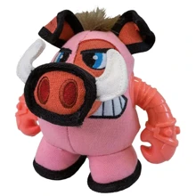 Игрушка для собак Croci Warriors Pigo плюшевый свин с пищалкой 18х12х12 см (C6098019): Производитель Croci