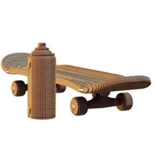 Картонный конструктор Cartonic 3D Puzzle Skateboard and spray can: Вид развлечения и спорт