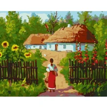 Картина за номерами Art Craft Українські хатинки 40х50 см (10350-AC): Виробник Art Craft