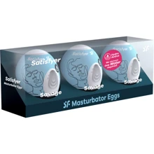Набор мастурбаторов Satisfyer Masturbator Egg 3er Set Savage: Для кого Для мужчин