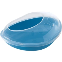 Купалка Savic Wellness Bath для шиншилл голубая 35х23х15 см: undefined undefined