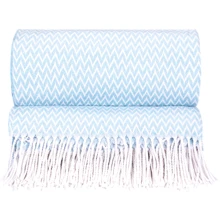 Плед Love You Зиг-заг 140 x 200 см блакитний (4226Light Blue): Виробник Love You