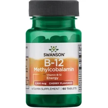 Swanson, Vitamin B-12 Methylcobalamin 2,500 mcg 60 tabs Cherry (SWA-02783): Тип Витамин B