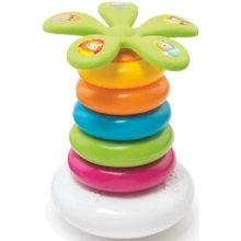Пірамідка Smoby Toys Cotoons Квіточка (110404): Тип пірамідка