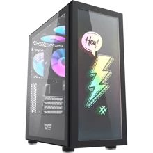 Корпус DarkFlash DK210 Graffiti Black: Форм-фактор материнської плати ATX / ITX / Micro-ATX