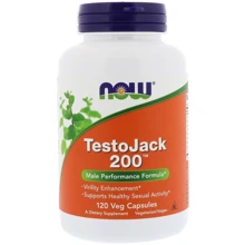 NOW Foods TESTO JACK 200 EXTRA STR 120 VCAPS Тестостероновый комплекс: Форма выпуска Капсулы