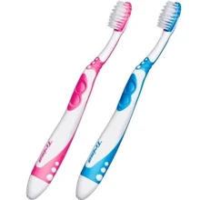 Зубная щетка Trisa SonicPower DUO sensitive (4670.0510): Назначение взрослая