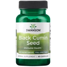 Swanson Black Cumin Seed 400mg Семена черного тмина 60 капсул: Форма выпуска Капсулы
