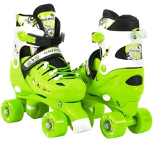 Раздвижные ролики квады Scale Sports. Green (размер 29-33): Цвет зеленый