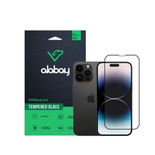 Защитное стекло для iPhone Alabay Tempered Glass Anti Static Black for iPhone 14 Pro: Тип защиты экрана на экран