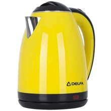 Электрочайник Delfa DK 3520 X Yellow: Мощность, Вт 1500
