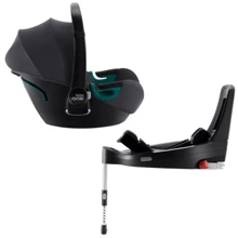 Автокресло BRITAX-ROMER BABY-SAFE iSENSE Midnight Grey с платформой FLEX BASE iSENSE: Группа 0+ (до 13 кг), автокресло-переноска