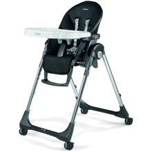 Стульчик для кормления Peg-Perego Prima Pappa Follow Me Hi-Tech LicoricE черный ХайТек (IH01000000BL01): Тип классический стульчик