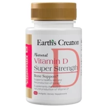 Earth‘s Creation Vitamin D 2000 МЕ Витамин D 100 мягких капсул: Тип Витамин D