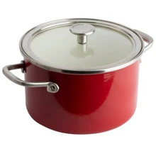 Каструля KitchenAid Steel Core 20 см 3.7 л червоний (CC003267-001): Тип Традиционная