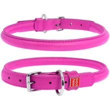 Ошейник круглый WAUDOG Glamour 8 мм 20-25 см розовый (22407): Производитель WAUDOG