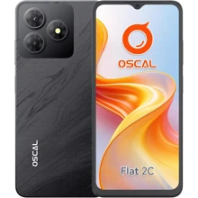 Смартфон Oscal Flat 2C 2/64GB Phantom Black: Дисплей 6.56" IPS (720x1612)