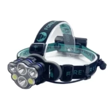 Фонарь туристический Forever Light Ultra T6 2x 10W + XP-E 2x 3W 500lm 2x 18650 1200mAh (5900495921079): Тип Налобный