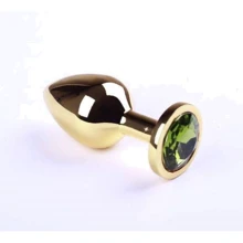 Анальная пробка, Gold Chrysolite, M: Для кого Унисекс