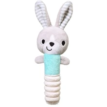 Игрушка с пищалкой BabyOno Bunny Hey 23 см (1496): Возраст от 3-х месяцев