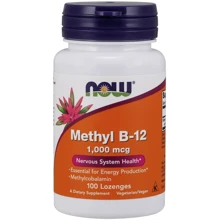 NOW Foods Methyl B-12 1,000 mcg Lozenges 100 tabs: Тип Витамин B