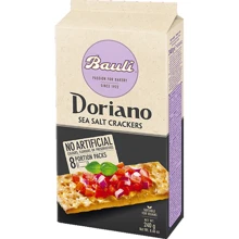 Крекер BAULI Doriano с морской солью 240 г (8000605801677): Вес нетто 240 г