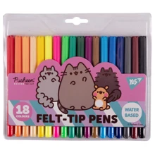 Фломастеры YES Pusheen friends 18 цветов (650550): Тип На водной основе
