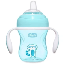 Поильник-непроливайка Chicco Transition Cup 200 мл голубой (06911.20): Производитель Chicco