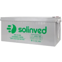 Аккумуляторная батарея Solinved 12V 200Ah, GEL: Тип GEL