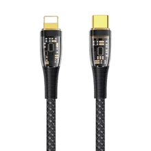 Кабель WIWU Cable USB C to Lightning 20W 1.2m Black (TM01): Тип USB-C - Lightning