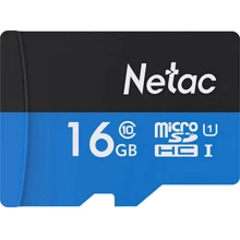 Карта памяти Netac 16GB microSD class 10 (NT02P500STN-016G-S): Тип карты MicroSDHC