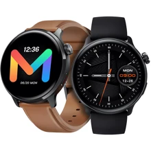 Смарт-часы Mibro Watch Lite 2 Black & Brown: Дисплей 1.3" AMOLED (360x360)