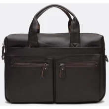 Мужская сумка мессенджер Borsa Leather коричневая (K18612-brown): Пол Мужской