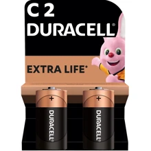 Лужні батарейки Duracell Basic C 1.5V LR14 2шт. (5000394052529): undefined undefined