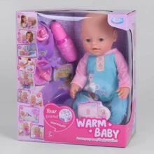 Пупс Warm Baby WZJ 058 A-026 H-1 10 функций, с аксессуарами: Производитель Warm Baby