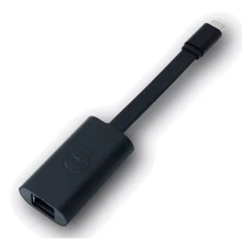 Адаптер Dell Adapter Travel USB-C to Ethernet (470-ABND): Колір чорний
