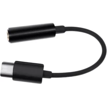 Адаптер Cablexpert Adapter USB-C to Mini-jack 3.5 Black (CCA-UC3.5F-01): Цвет черный