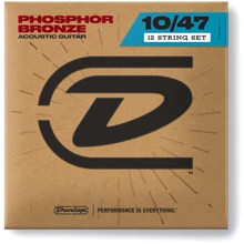Струна для гитар Набор струн Dunlop DAP1047J Phosphor Bronze Acoustic Guitar Strings 12-String Set (10-47): Тип Комплект струн