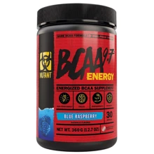 Аминокислота для спорта Mutant BCAA Energy 360 g /30 servings/ Blue Raspberry: Вкус Голубая малина