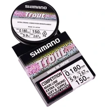 Леска Shimano Trout Competition Mono 150m 0,22mm 150m - 0,22mm - 4,05kg Red: Тип Леска