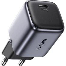 Зарядное устройство Ugreen USB-C Wall Charger CD318 Nexode Mini 20W Gray (90664): Особенности Быстрая зарядка, Power Delivery (PD), USB-C