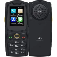 Мобильный телефон AGM M7 2/16Gb Black: Дисплей 2.4 IPS (240 х 320)
