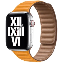 Аксессуар для Watch Apple Leather Link California Poppy Size M/L (MY9Q2) for Apple Watch 42/44/45/49mm: Производитель Apple