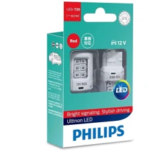 LED лампа Philips Ultinon T20(W21W) 12V Red 11065ULRX2 (2 шт.): Задняя оптика Стоп