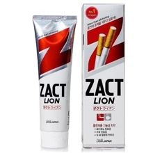 Lion Zact Зубная паста отбеливающая от никотиновых пятен 100 g: Назначение От зубного налета, Отбеливание, Очищение, Свежесть дыхания