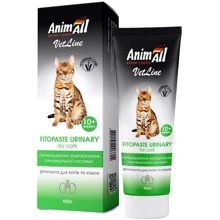Фитопаста AnimAll VetLine Urinary для предотвращения заболеваний мочевыделительной системы у кошек 100 г (150566): Вид Паста